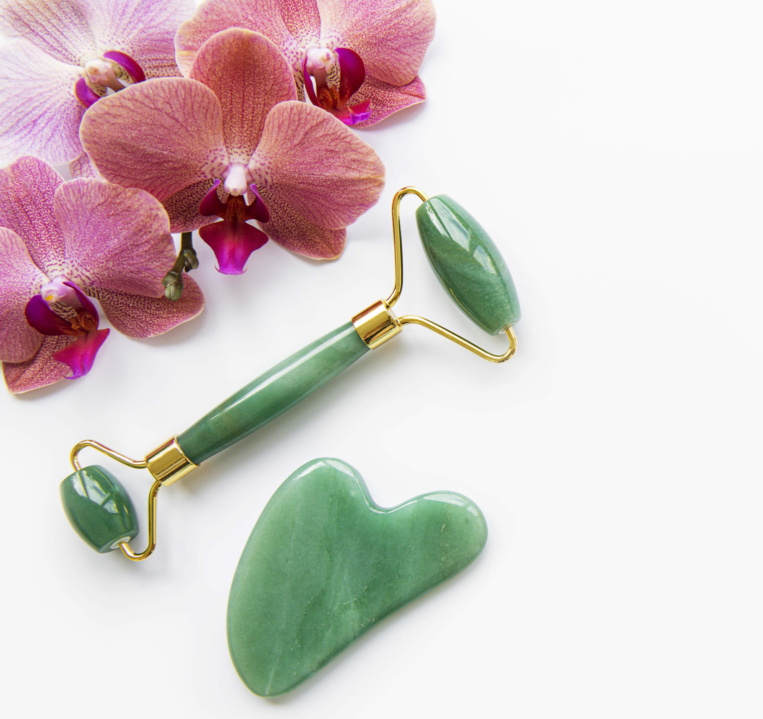 Gua Sha Jade Face Behandlung Beauty Klinik